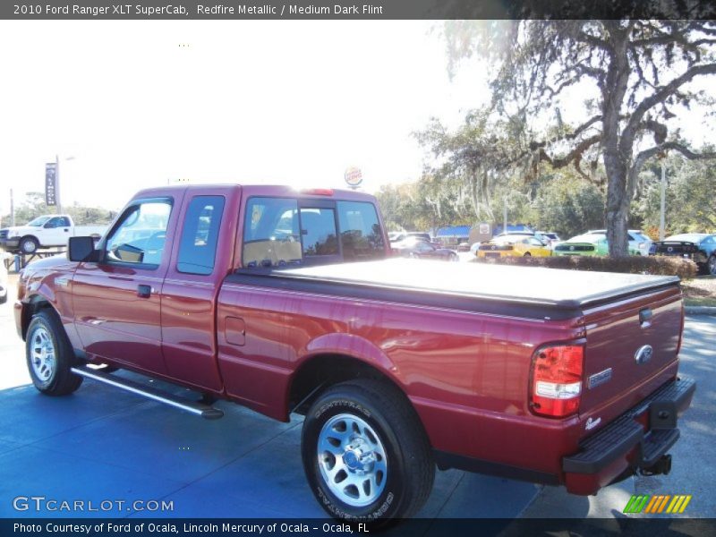Redfire Metallic / Medium Dark Flint 2010 Ford Ranger XLT SuperCab