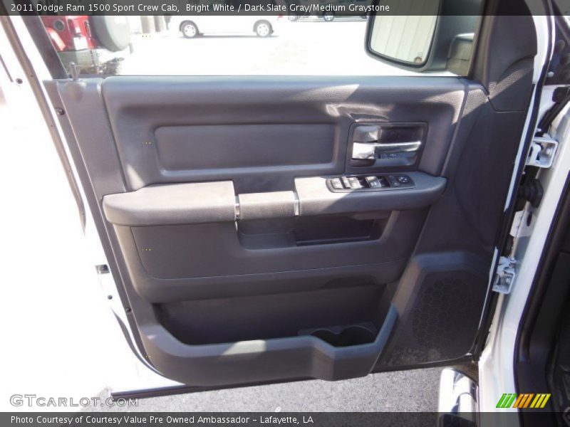Bright White / Dark Slate Gray/Medium Graystone 2011 Dodge Ram 1500 Sport Crew Cab