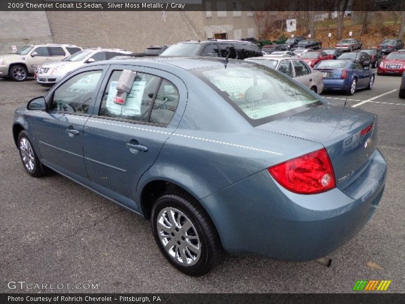 Silver Moss Metallic / Gray 2009 Chevrolet Cobalt LS Sedan