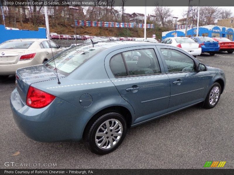 Silver Moss Metallic / Gray 2009 Chevrolet Cobalt LS Sedan