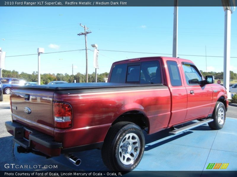 Redfire Metallic / Medium Dark Flint 2010 Ford Ranger XLT SuperCab