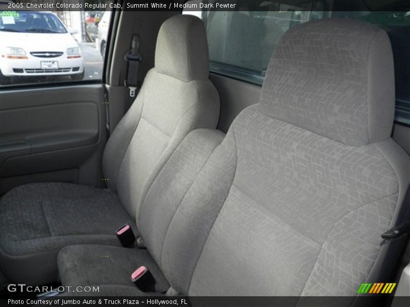 Summit White / Medium Dark Pewter 2005 Chevrolet Colorado Regular Cab