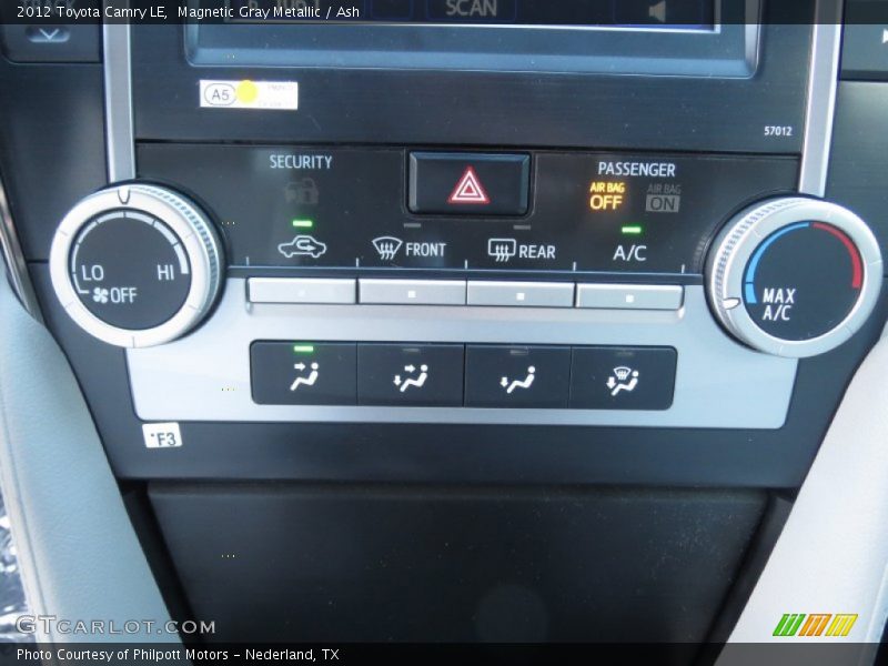 Magnetic Gray Metallic / Ash 2012 Toyota Camry LE