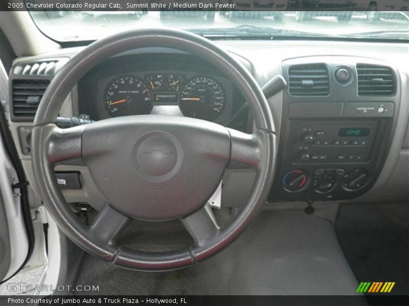 Summit White / Medium Dark Pewter 2005 Chevrolet Colorado Regular Cab