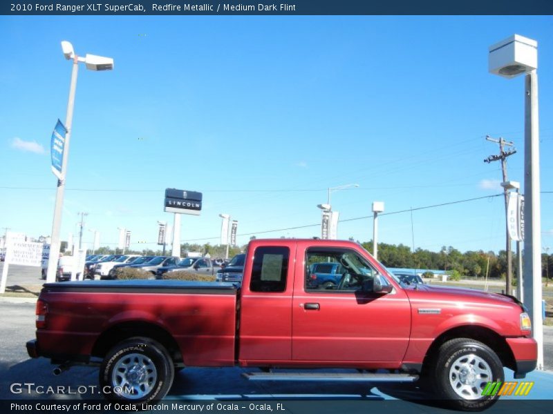 Redfire Metallic / Medium Dark Flint 2010 Ford Ranger XLT SuperCab