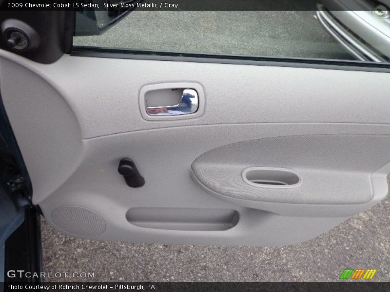 Silver Moss Metallic / Gray 2009 Chevrolet Cobalt LS Sedan
