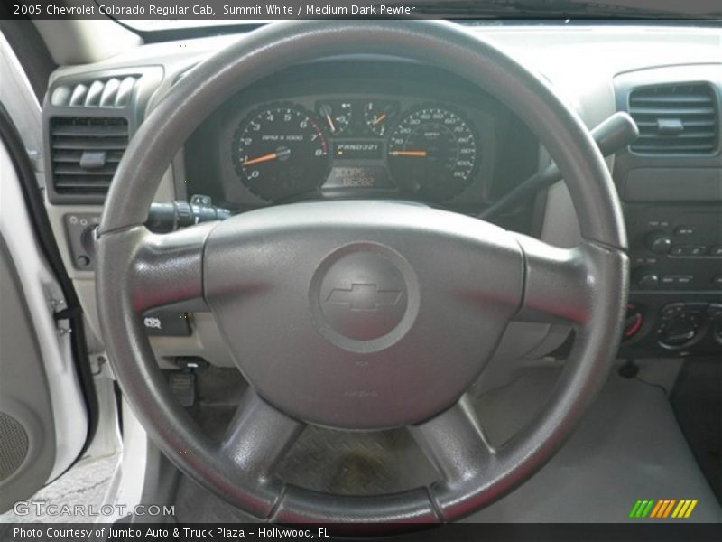 Summit White / Medium Dark Pewter 2005 Chevrolet Colorado Regular Cab