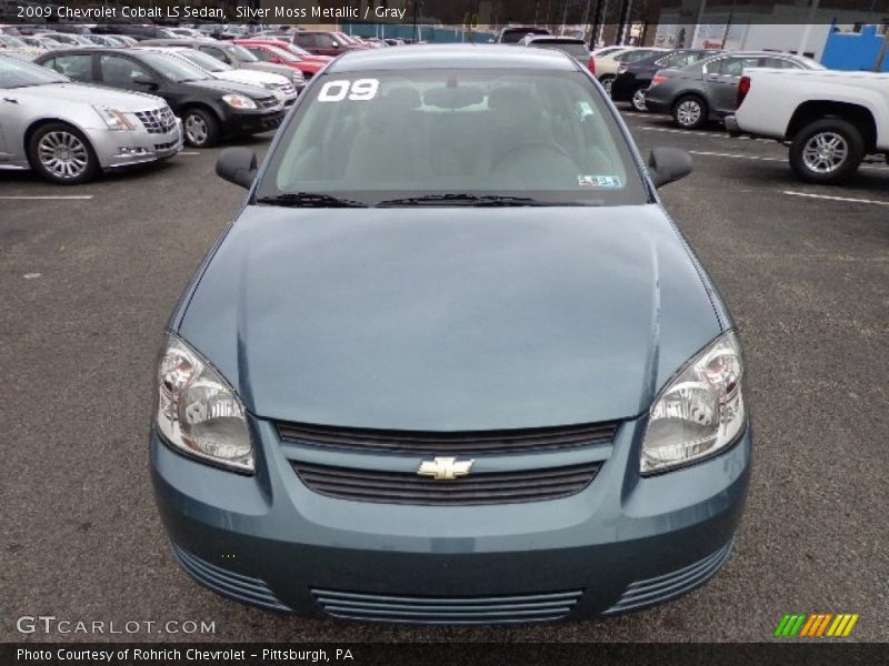 Silver Moss Metallic / Gray 2009 Chevrolet Cobalt LS Sedan
