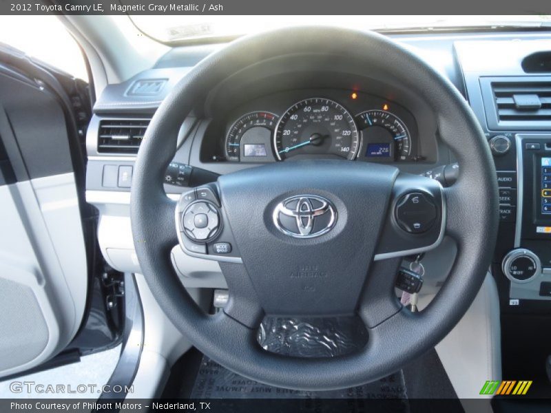 Magnetic Gray Metallic / Ash 2012 Toyota Camry LE