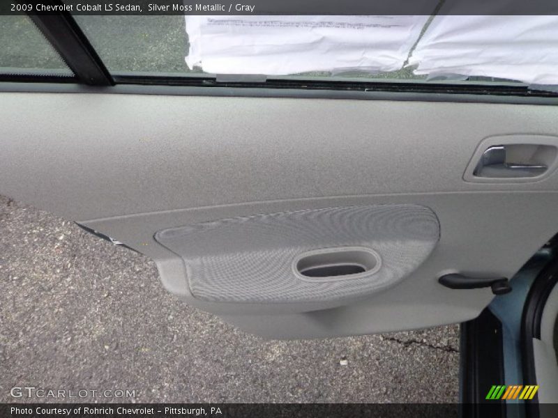 Silver Moss Metallic / Gray 2009 Chevrolet Cobalt LS Sedan