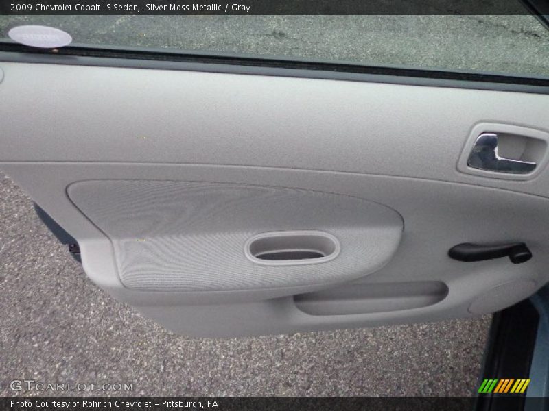 Silver Moss Metallic / Gray 2009 Chevrolet Cobalt LS Sedan