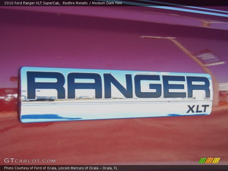 Redfire Metallic / Medium Dark Flint 2010 Ford Ranger XLT SuperCab