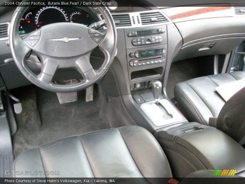 Butane Blue Pearl / Dark Slate Gray 2004 Chrysler Pacifica