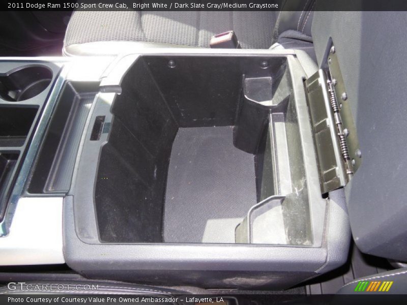 Bright White / Dark Slate Gray/Medium Graystone 2011 Dodge Ram 1500 Sport Crew Cab