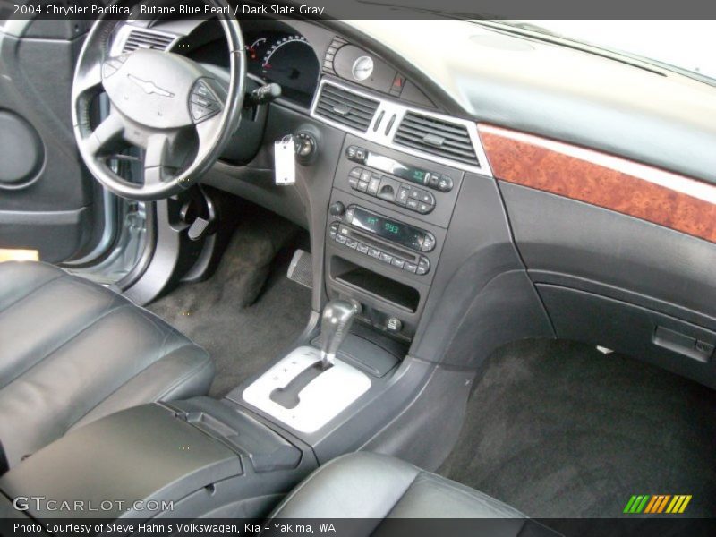 Butane Blue Pearl / Dark Slate Gray 2004 Chrysler Pacifica