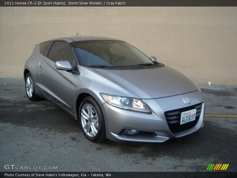 Storm Silver Metallic / Gray Fabric 2011 Honda CR-Z EX Sport Hybrid