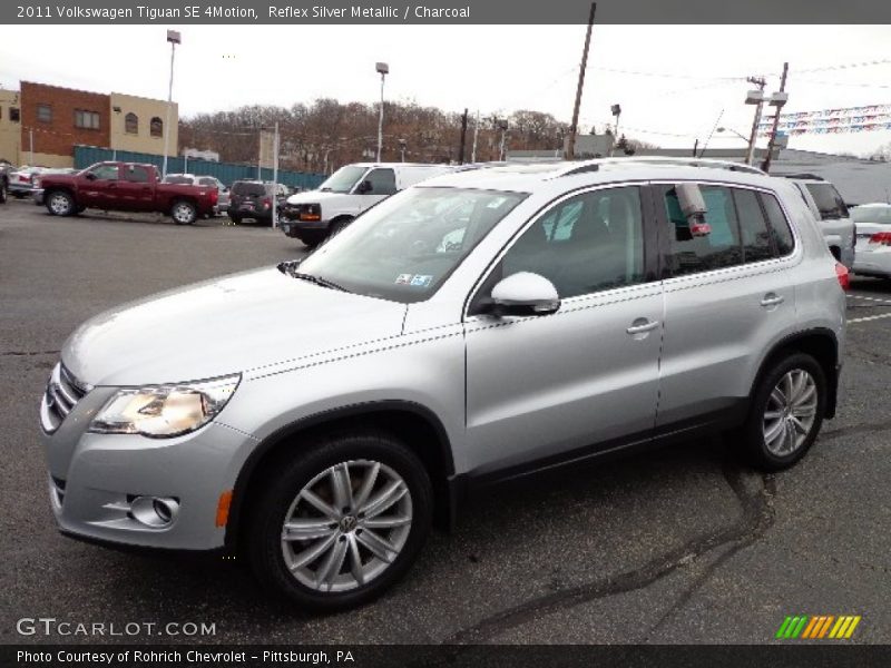 Reflex Silver Metallic / Charcoal 2011 Volkswagen Tiguan SE 4Motion