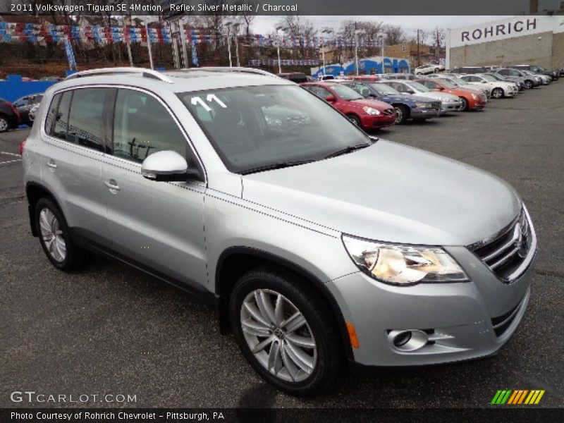Reflex Silver Metallic / Charcoal 2011 Volkswagen Tiguan SE 4Motion