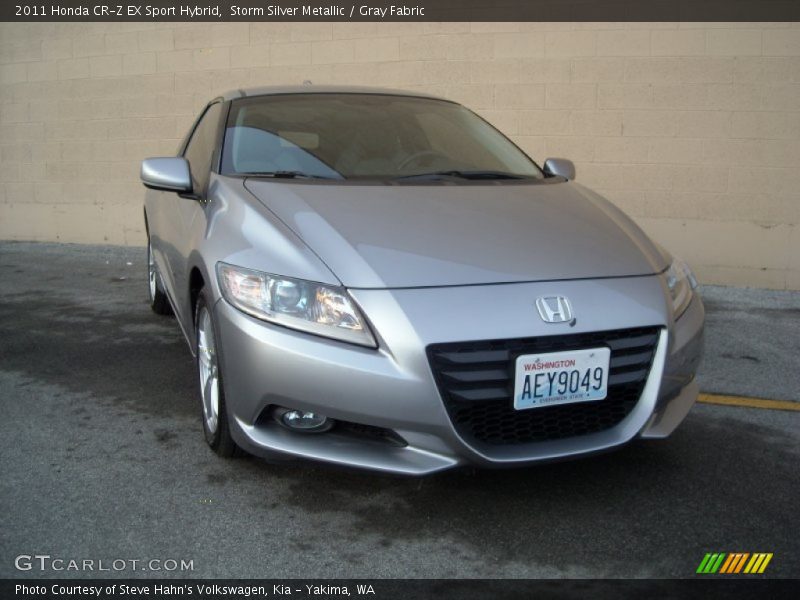Storm Silver Metallic / Gray Fabric 2011 Honda CR-Z EX Sport Hybrid