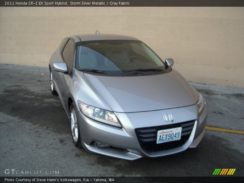 Storm Silver Metallic / Gray Fabric 2011 Honda CR-Z EX Sport Hybrid