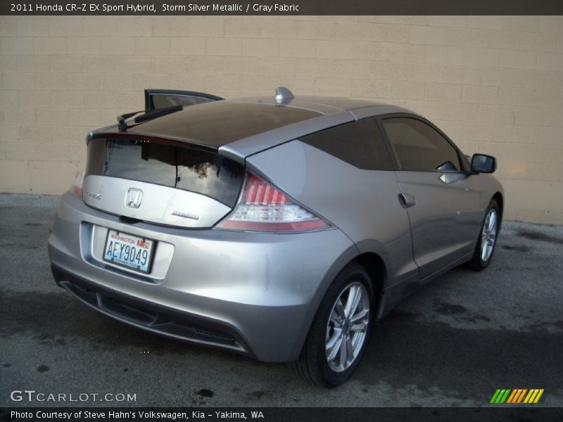 Storm Silver Metallic / Gray Fabric 2011 Honda CR-Z EX Sport Hybrid