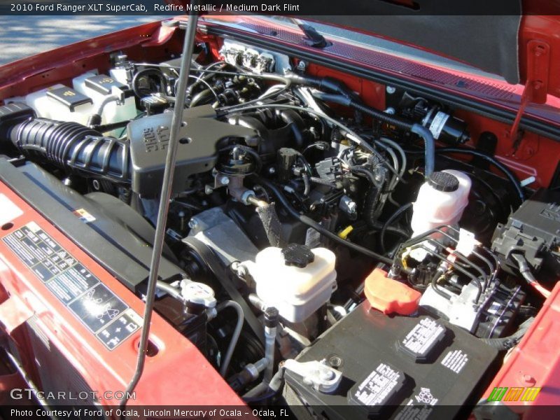 Redfire Metallic / Medium Dark Flint 2010 Ford Ranger XLT SuperCab