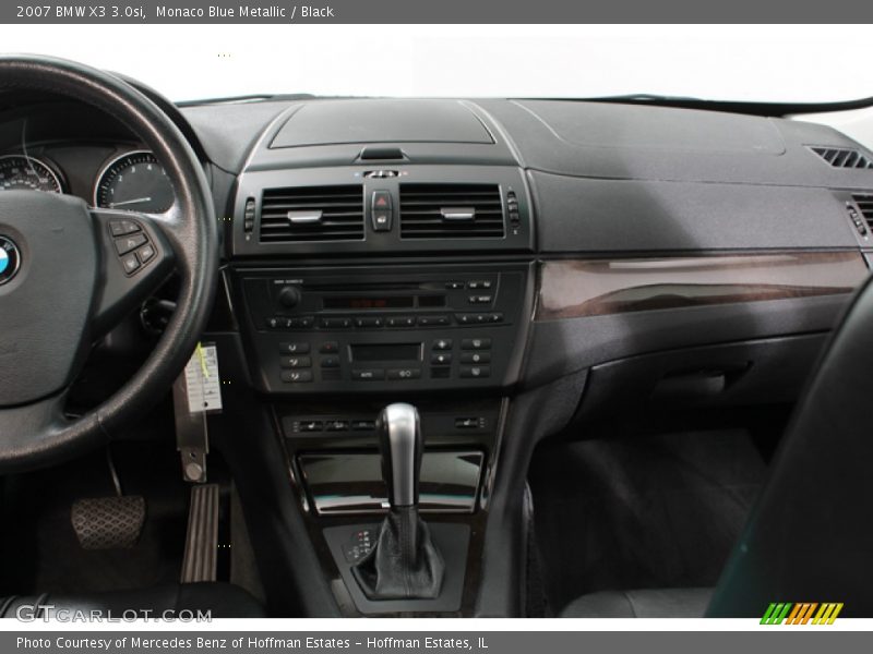 Monaco Blue Metallic / Black 2007 BMW X3 3.0si