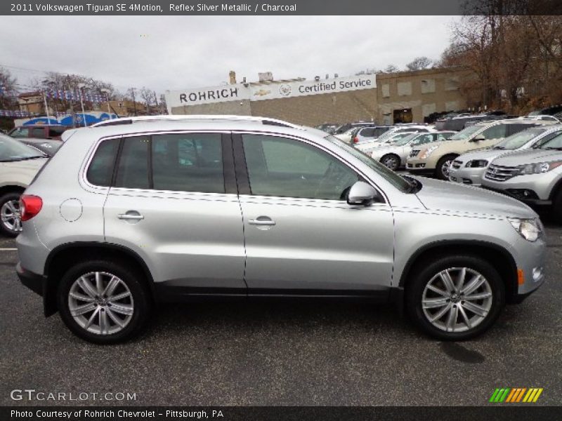 Reflex Silver Metallic / Charcoal 2011 Volkswagen Tiguan SE 4Motion