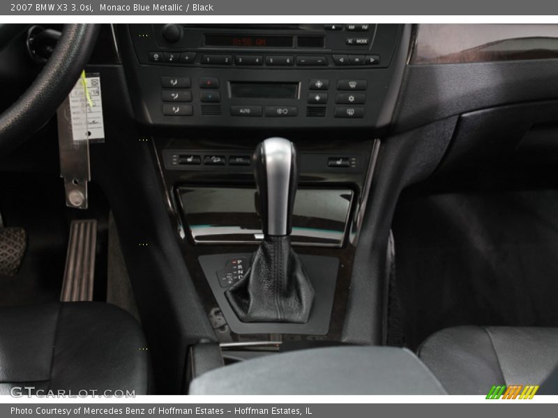 Monaco Blue Metallic / Black 2007 BMW X3 3.0si