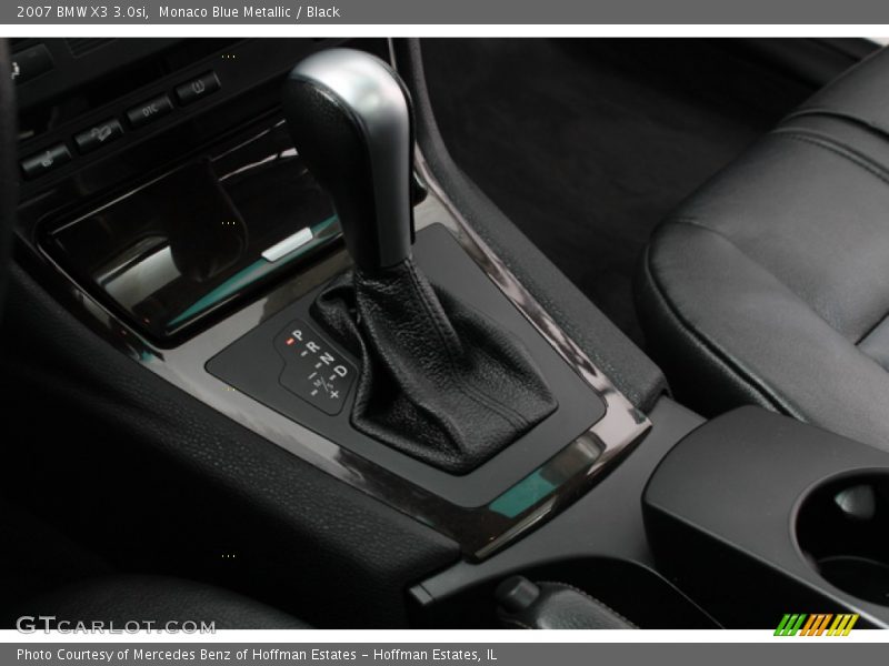 Monaco Blue Metallic / Black 2007 BMW X3 3.0si