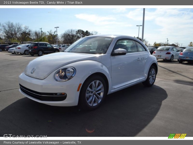 Candy White / Titan Black 2013 Volkswagen Beetle TDI