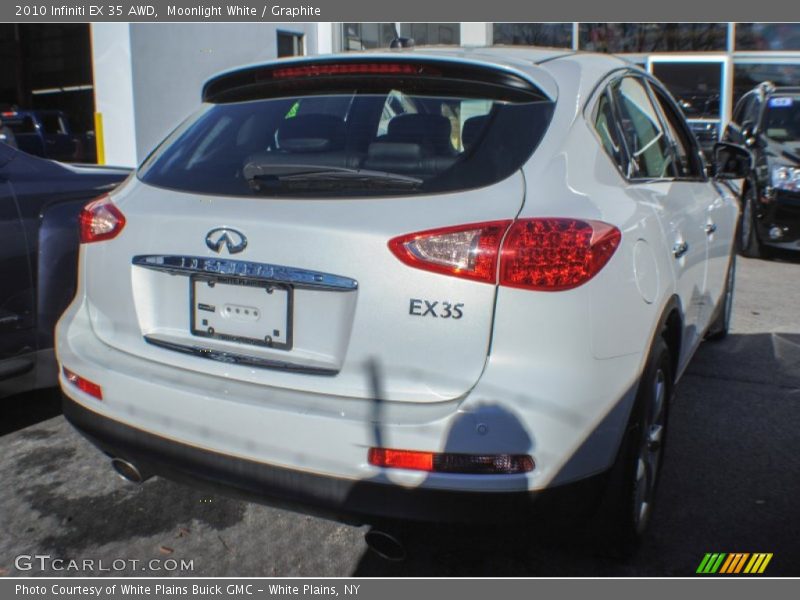 Moonlight White / Graphite 2010 Infiniti EX 35 AWD