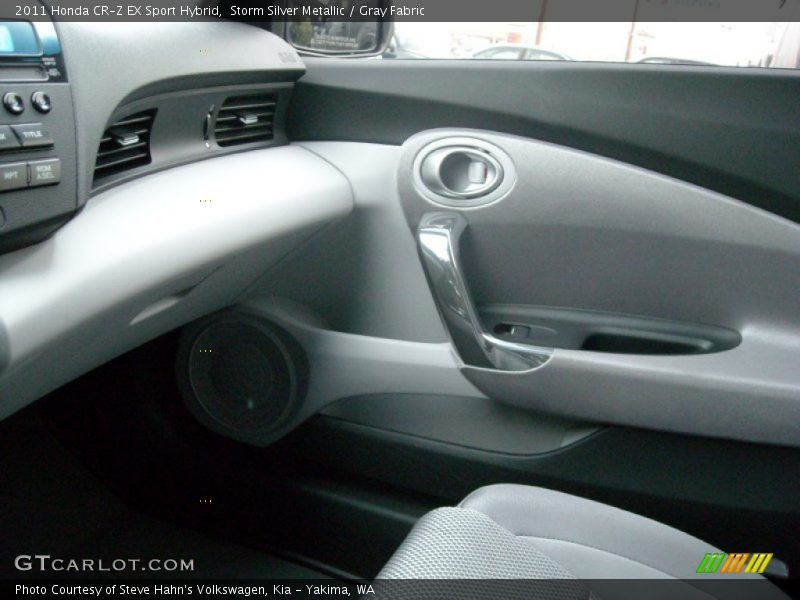 Storm Silver Metallic / Gray Fabric 2011 Honda CR-Z EX Sport Hybrid