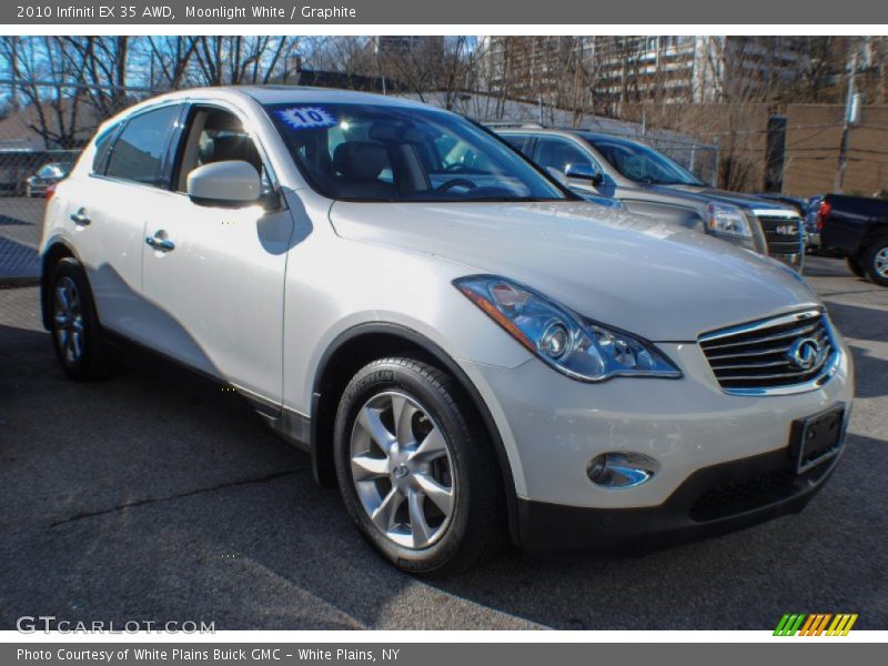 Moonlight White / Graphite 2010 Infiniti EX 35 AWD