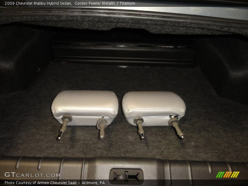Golden Pewter Metallic / Titanium 2009 Chevrolet Malibu Hybrid Sedan