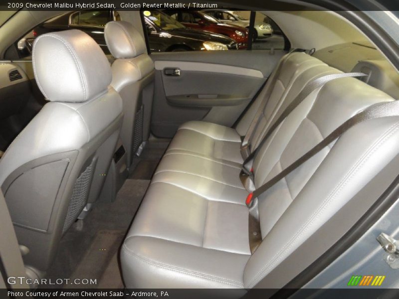 Golden Pewter Metallic / Titanium 2009 Chevrolet Malibu Hybrid Sedan
