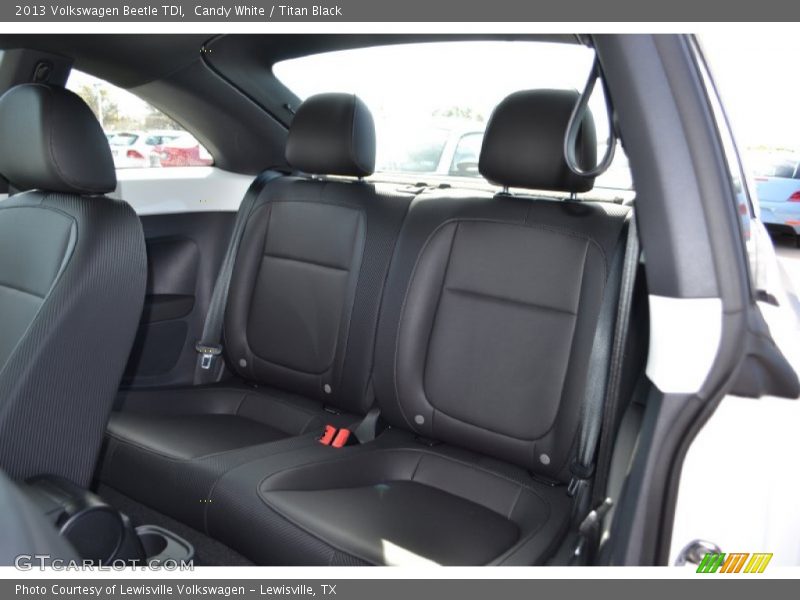 Rear Seat of 2013 Beetle TDI