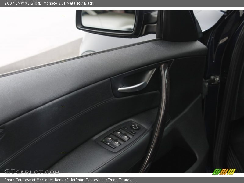 Monaco Blue Metallic / Black 2007 BMW X3 3.0si