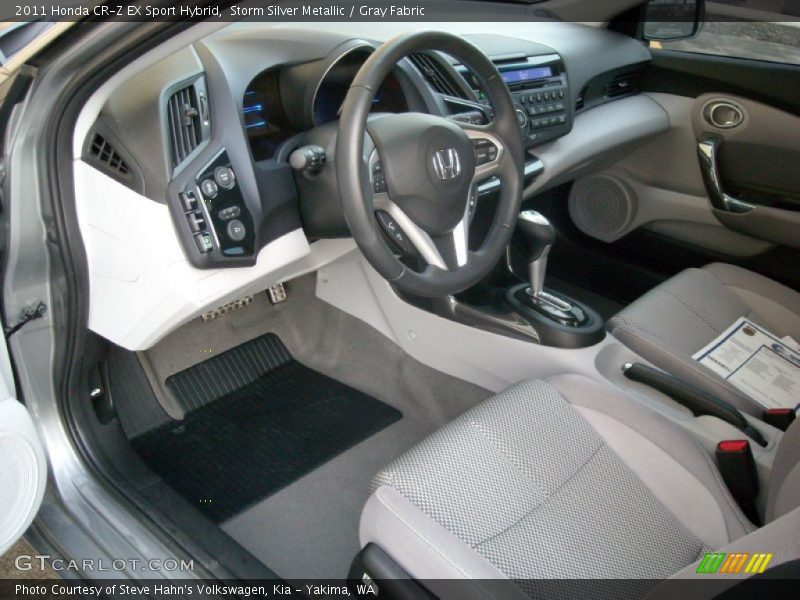 Gray Fabric Interior - 2011 CR-Z EX Sport Hybrid 