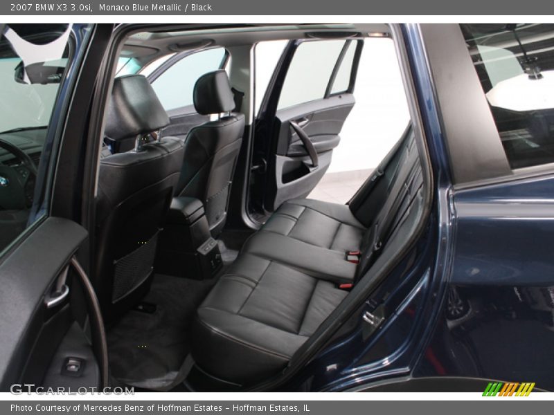 Monaco Blue Metallic / Black 2007 BMW X3 3.0si