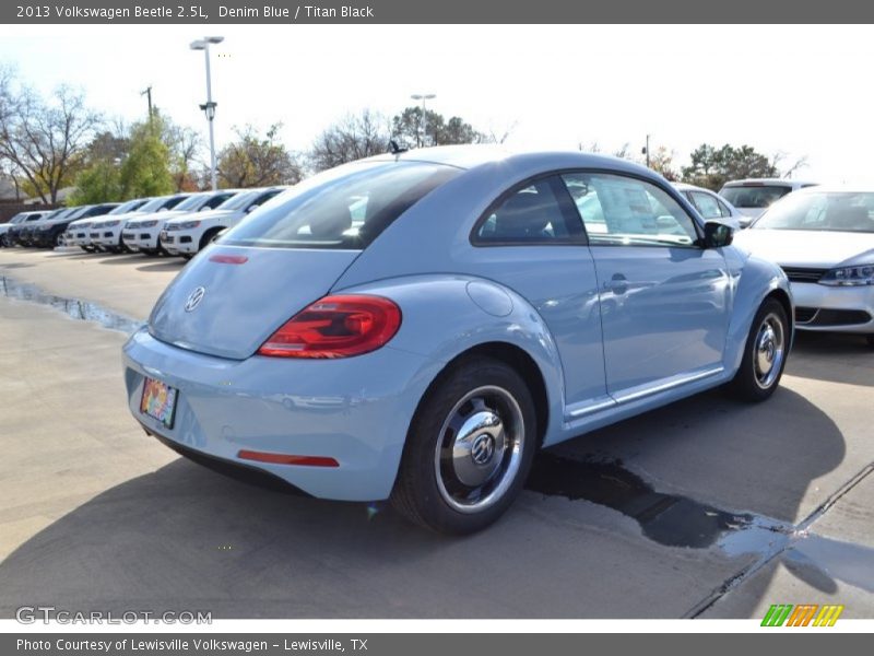 Denim Blue / Titan Black 2013 Volkswagen Beetle 2.5L
