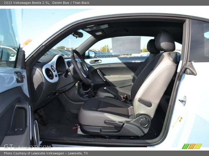 Denim Blue / Titan Black 2013 Volkswagen Beetle 2.5L