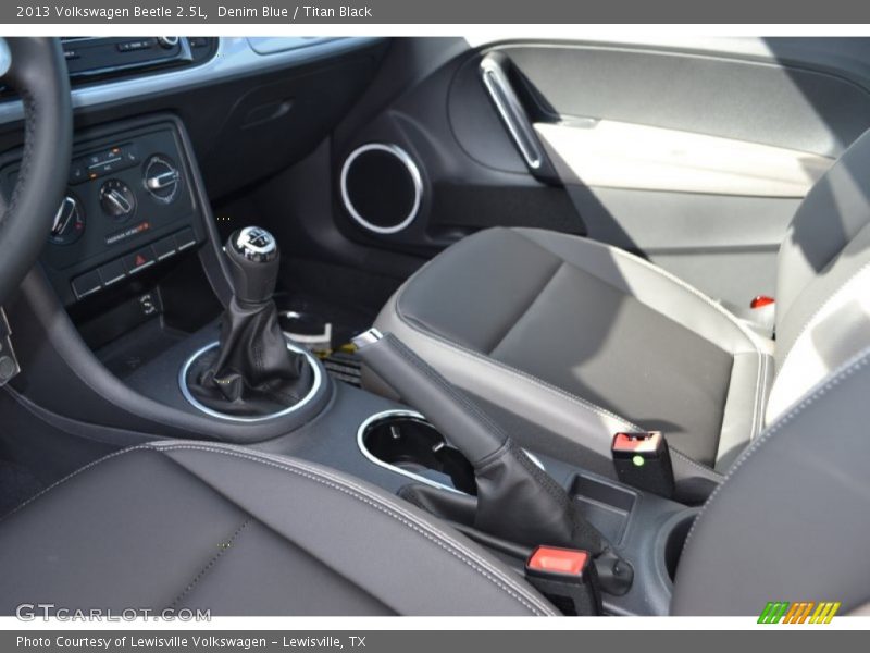 Denim Blue / Titan Black 2013 Volkswagen Beetle 2.5L