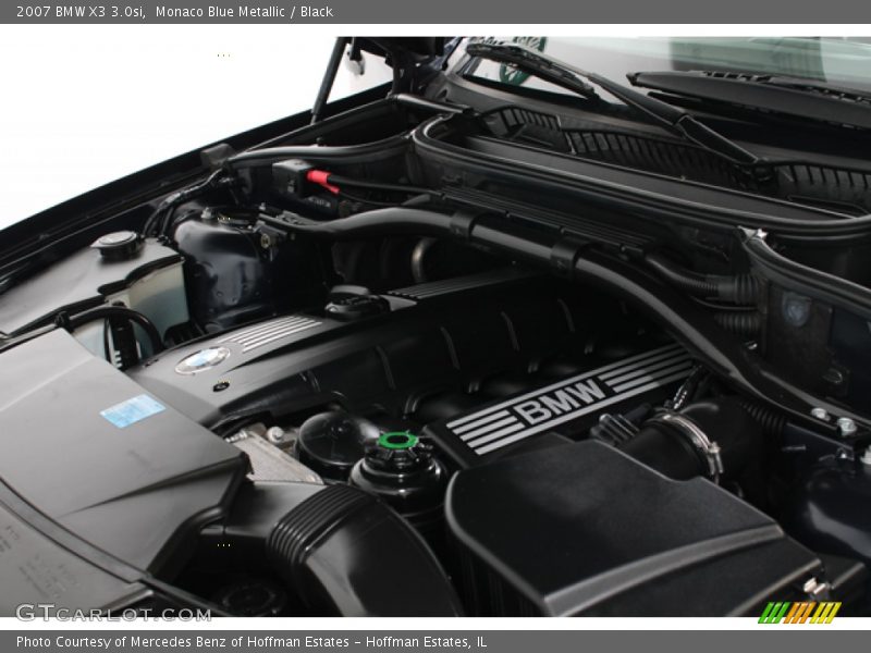 Monaco Blue Metallic / Black 2007 BMW X3 3.0si