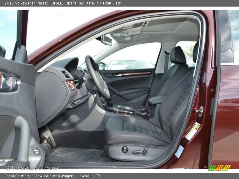 Opera Red Metallic / Titan Black 2013 Volkswagen Passat TDI SEL