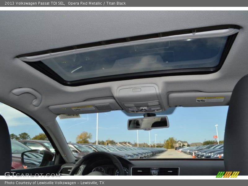 Opera Red Metallic / Titan Black 2013 Volkswagen Passat TDI SEL