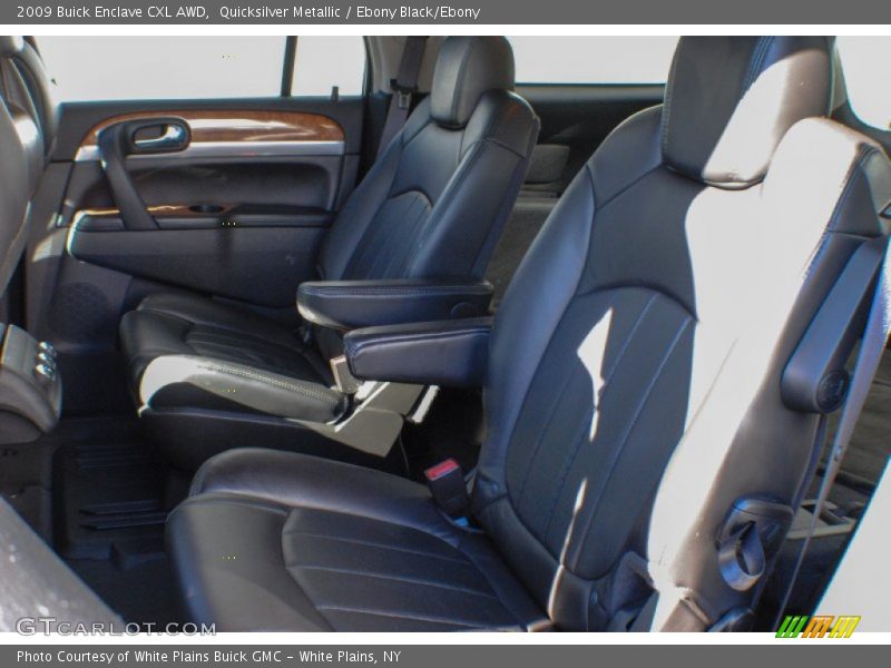 Quicksilver Metallic / Ebony Black/Ebony 2009 Buick Enclave CXL AWD