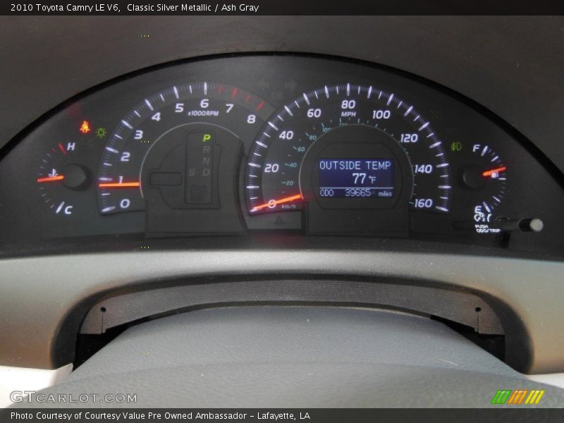 Classic Silver Metallic / Ash Gray 2010 Toyota Camry LE V6