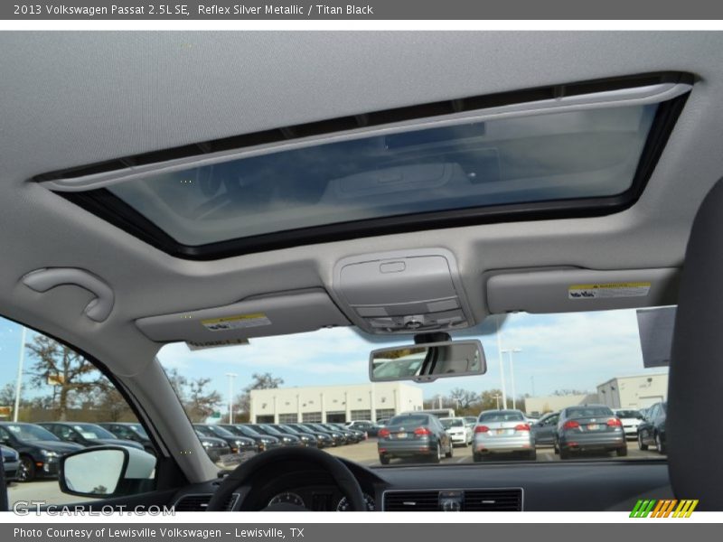Reflex Silver Metallic / Titan Black 2013 Volkswagen Passat 2.5L SE
