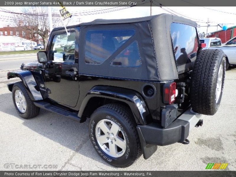 Black / Dark Slate Gray/Medium Slate Gray 2009 Jeep Wrangler Sahara 4x4